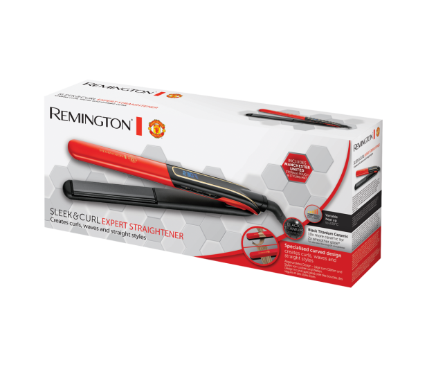 Remington Prostownica S6755 Sleek & Curl Expert Manchester United Edit - 1384887 - zdjęcie 3